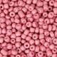 Rocalla cristal 8/0 (3mm) - Rosa camelia